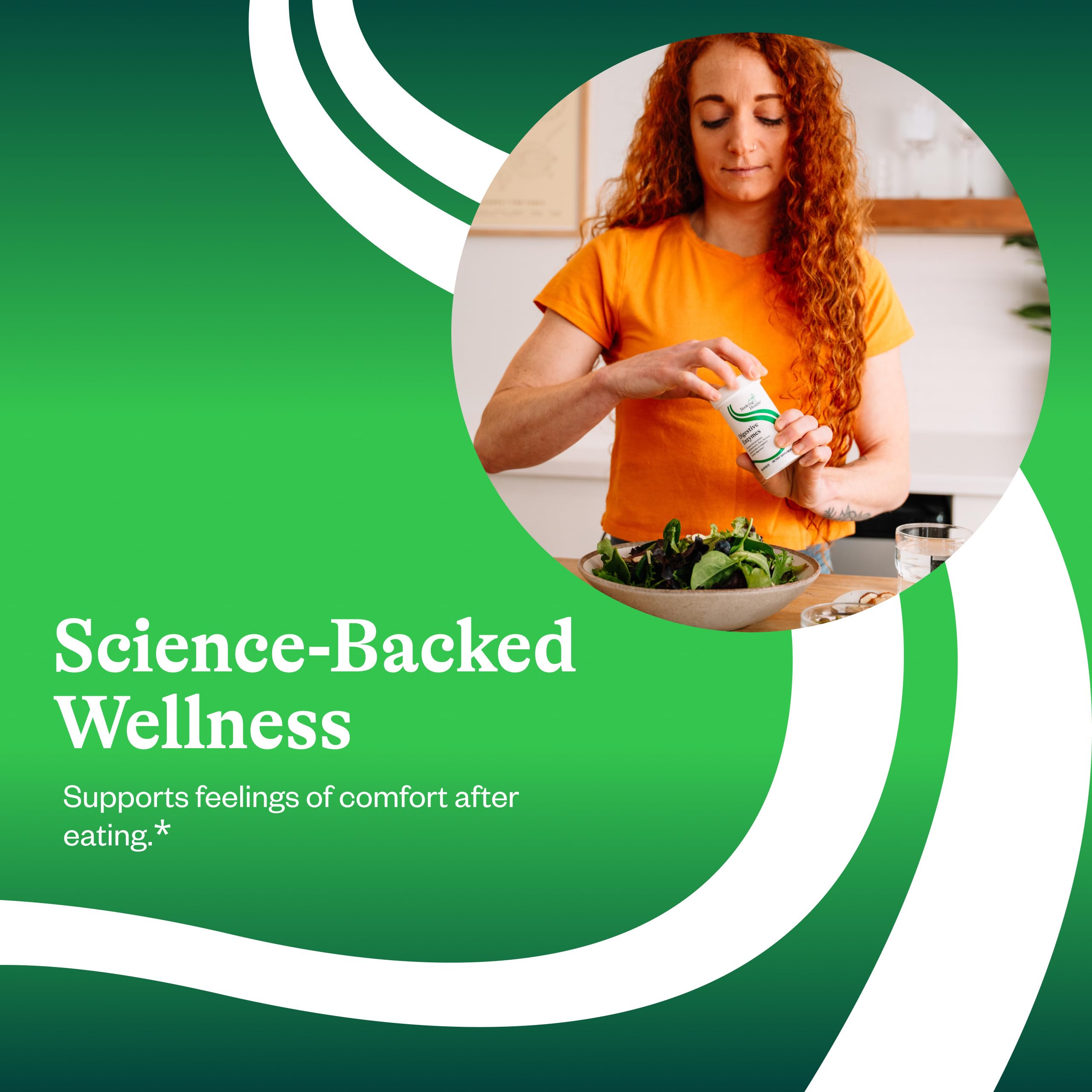 Close-up of Seeking Health Multi-Enzymes Supplement capsule