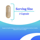 Close-up of Seeking Health Serotonin Nutrients 5-HTP capsules