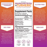 Close-up of SelecWell Mangosteen and Turmeric Capsules