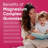 Close-up of Selerb Magnesium Glycinate Gummies raspberry flavour