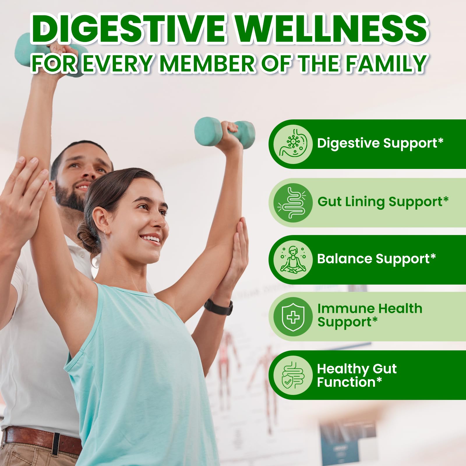Close-up of SEPT YAN Prebiotic Supplement capsules