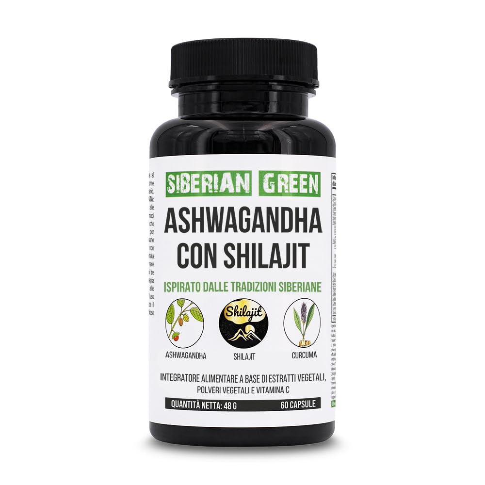 Close-up of Siberian Green Ashwagandha capsule
