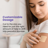 Close-up of Sleep Connection Melatonin Patches showing texture
