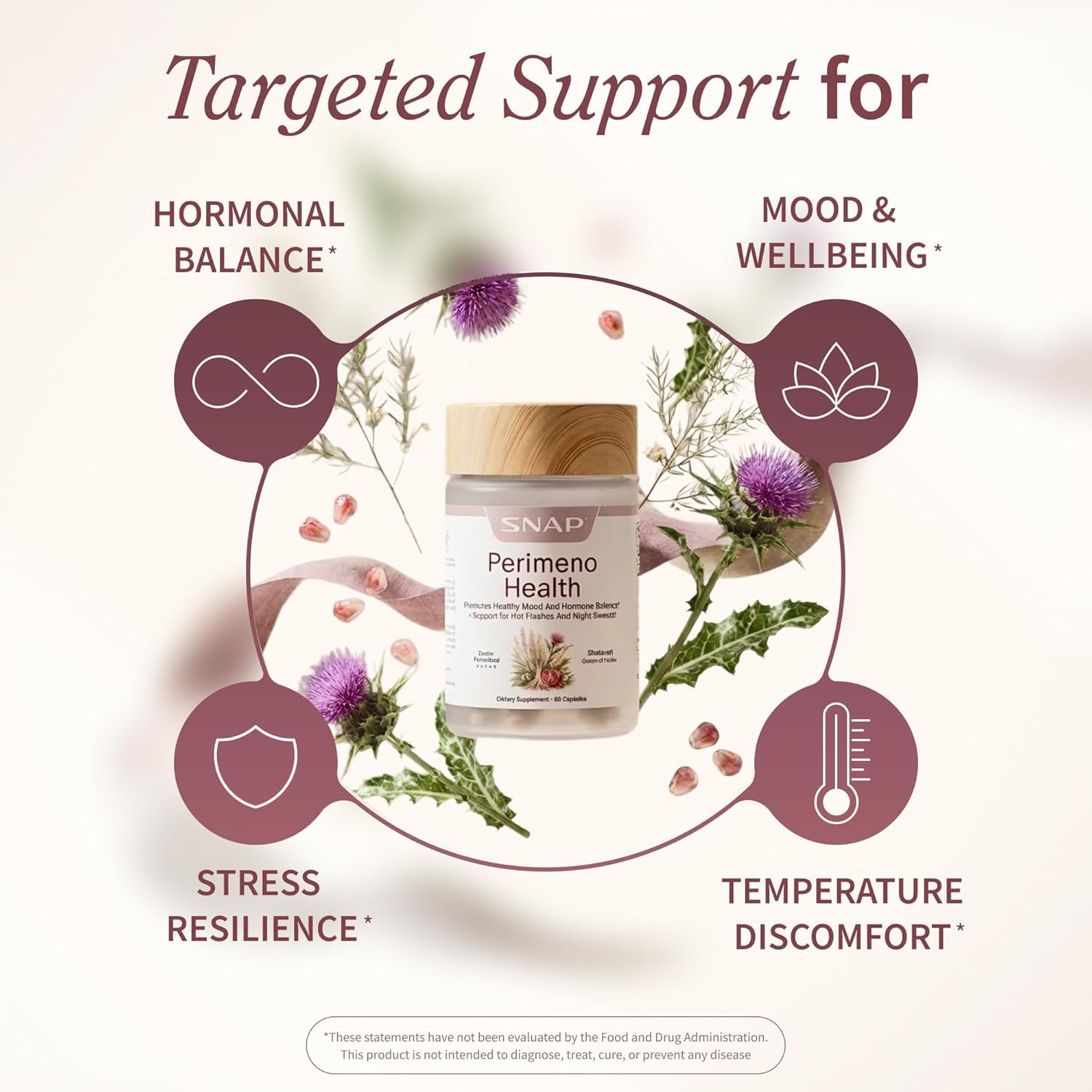 Close-up of Snap Supplements Shatavari capsules