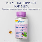 Close-up of SOLARAY Saw Palmetto softgel