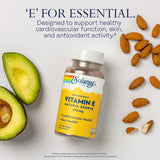Close-up of SOLARAY Vitamin E softgel
