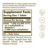 Close-up of Solgar Folate Capsules showing capsule details