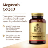 Close-up of Solgar Megasorb CoQ-10 softgel