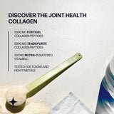Close-up of Sparkle Wellness Collagen Supplement pouch with FORTIGEL and TENDOFORTE