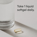 Close-up of Sports Research Cod Liver Oil Softgels showing softgel texture