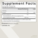 Close-up of Sports Research Colostrum Powder texture