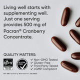 Close-up of Sports Research Cranberry Concentrate 500mg Softgels