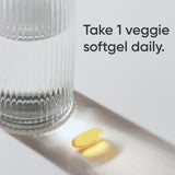 Close-up of Sports Research Flaxseed Oil capsules