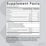 Close-up of Sports Research Keto Plus Powder Raspberry Lemonade