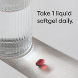 Close-up of Sports Research Krill Oil softgel