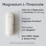 Close-up of Sports Research Magnesium L-Threonate capsule