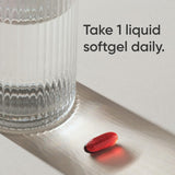 Close-up of Sports Research Omega-3 Krill Oil softgel