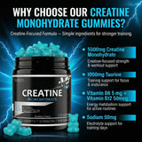 Close-up of Ssddyes Creatine Gummies showing texture