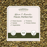 Close-up of Starwest Botanicals Organic Oregano Leaf