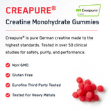 Close-up of SteelFit Creatine Monohydrate Gummies