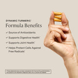 Close-up of Stonehenge Health Organic Turmeric Curcumin Complex capsules