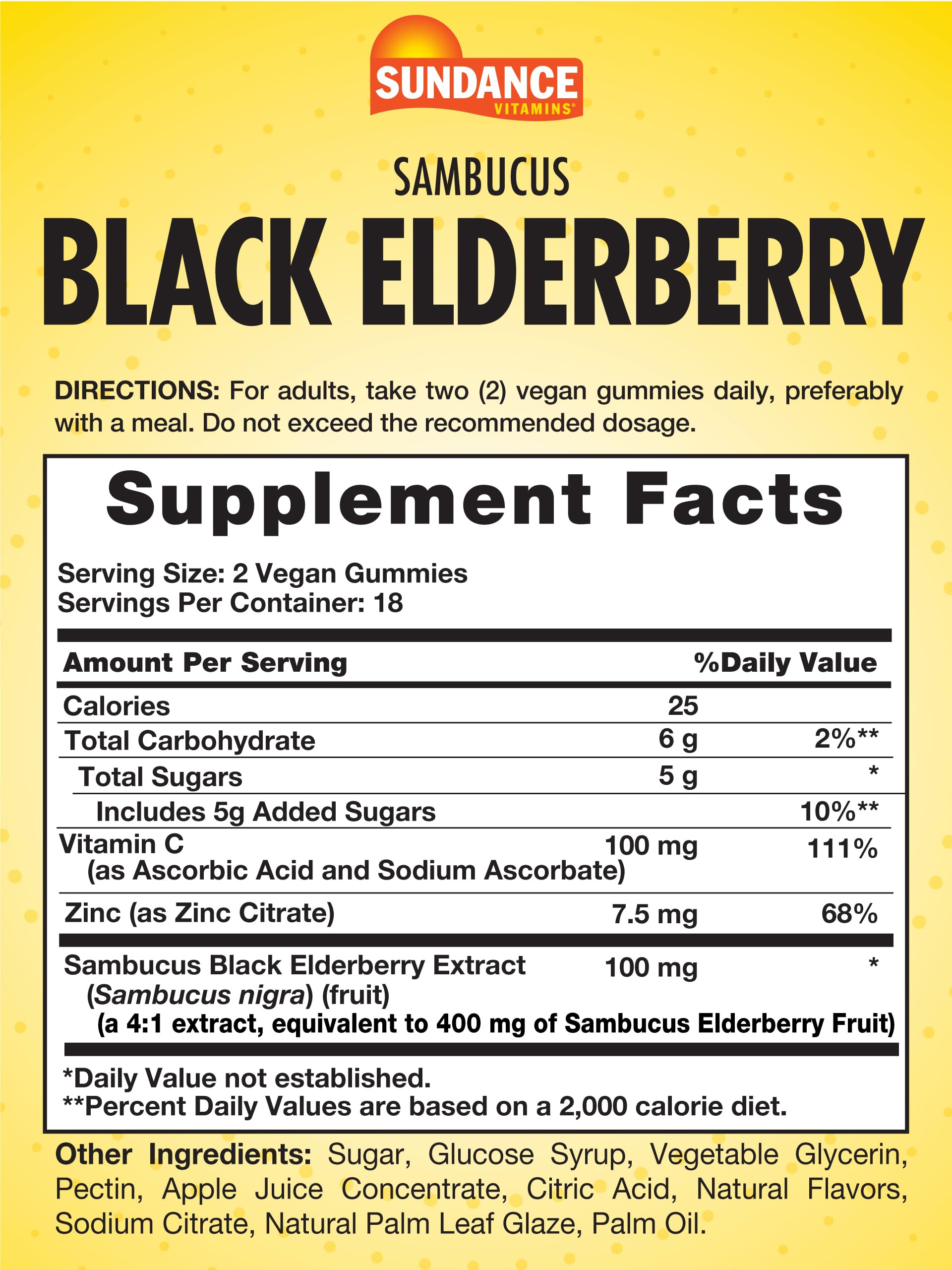 Close-up of Sundance Elderberry Gummies showing berry flavour