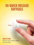 Close-up of Sundance Organic Extra Virgin Coconut Oil Softgels in hand