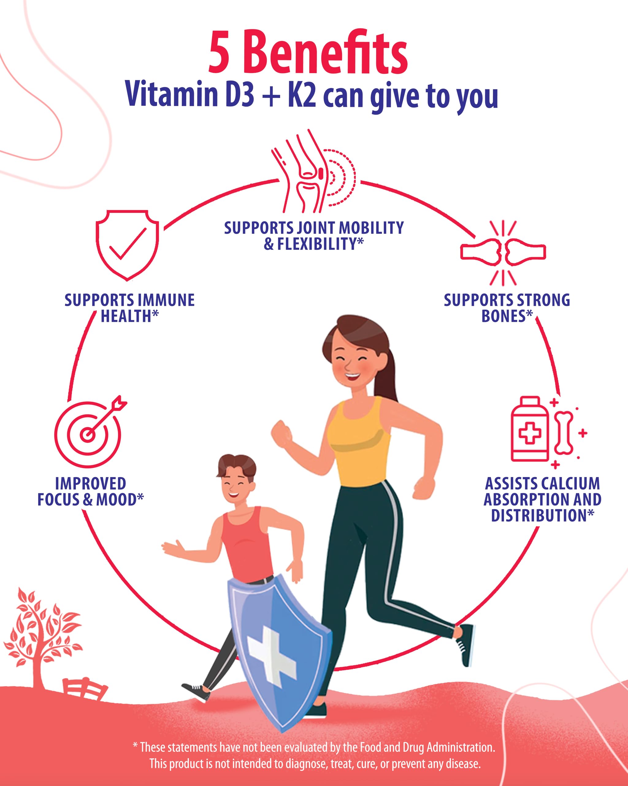 Close-up of SUNNY SAM Vitamin D3 K2 Gummies 5000 IU Peach flavour