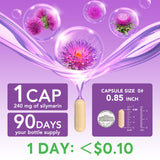 Close-up of Surebounty Milk Thistle capsule