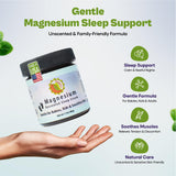 Close-up of Taspen's Organics Magnesium Sleep Cream texture