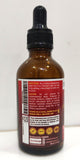 Close-up of Tenmido Berberine Liquid Drops ingredients list