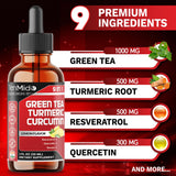 Close-up of Tenmido Green Tea Extract Liquid Drops dropper
