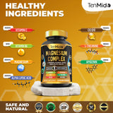 Close-up of Tenmido Magnesium Complex capsules