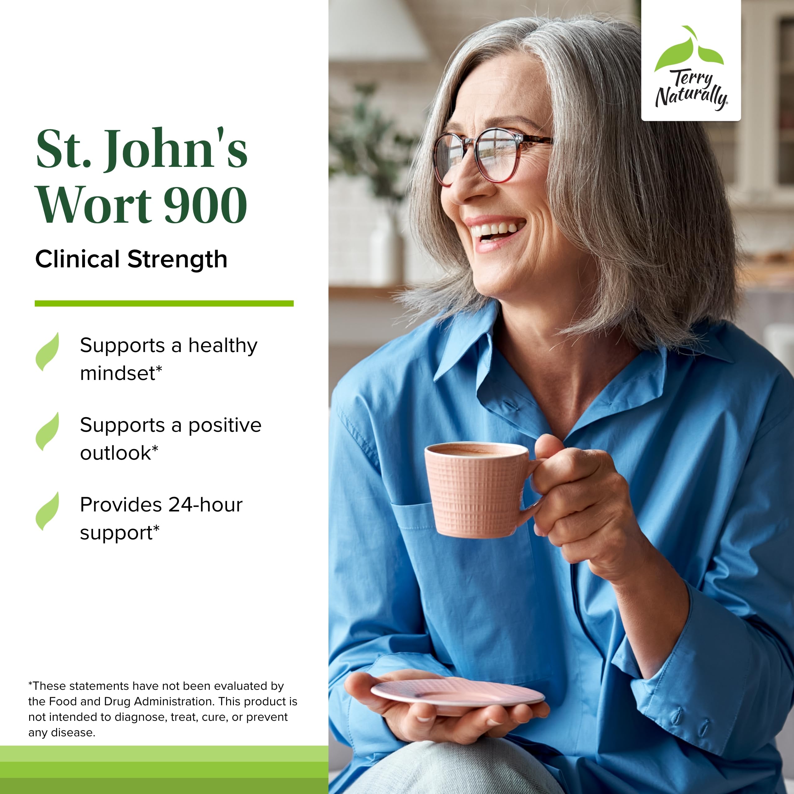 Close-up of Terry Naturally St. John’s Wort EP9 tablet
