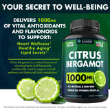 Close-up of the Citrus Bergamot Capsules showing the easy-to-swallow size