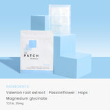 Close-up of The Patch Remedy Sleep Patch showing ingredients