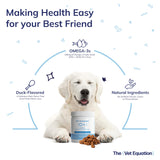 Close-up of The Vet Equation Omega-3 Duck-Flavoured Chews