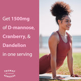 Close-up of Thomas' Cranberry Supplement capsules