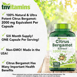 Close-up of tnvitamins Citrus Bergamot Extract capsule