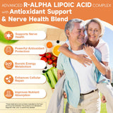Close-up of Totaria Alpha Lipoic Acid Supplement capsules
