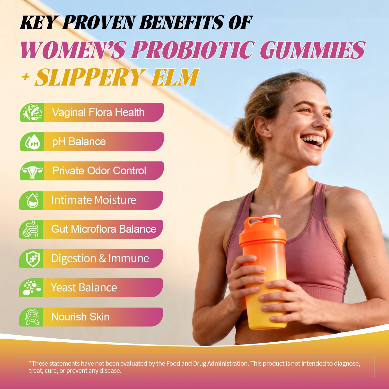 Close-up of Totaria Women’s Probiotic Gummies with Hawaiian pineapple flavour