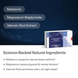 Close-up of TRAVELSANA Sleep Well capsule