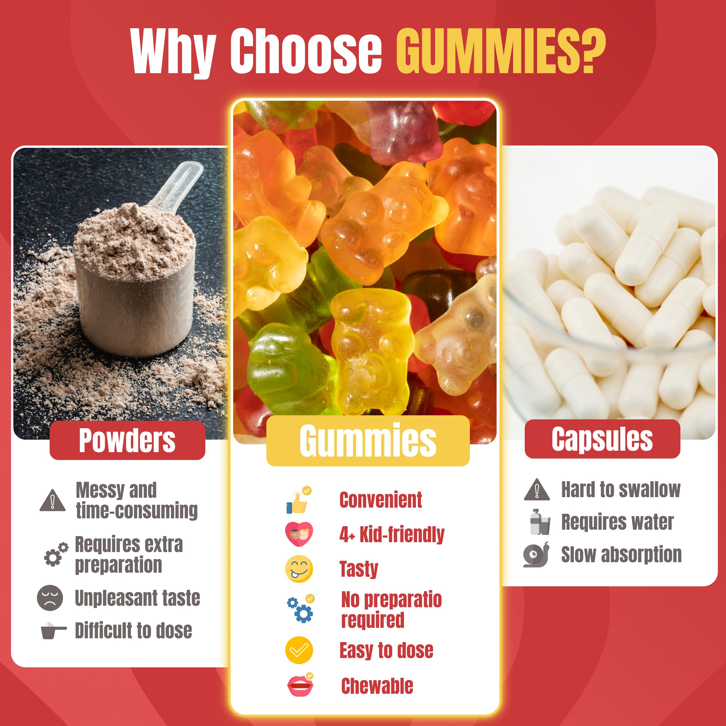 Close-up of TrueSeaMoss gummies showing texture