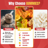 Close-up of TrueSeaMoss gummies showing texture
