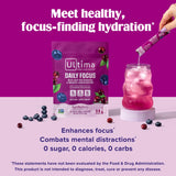 Close-up of Ultima Replenisher Daily Focus Electrolyte Powder ingredients
