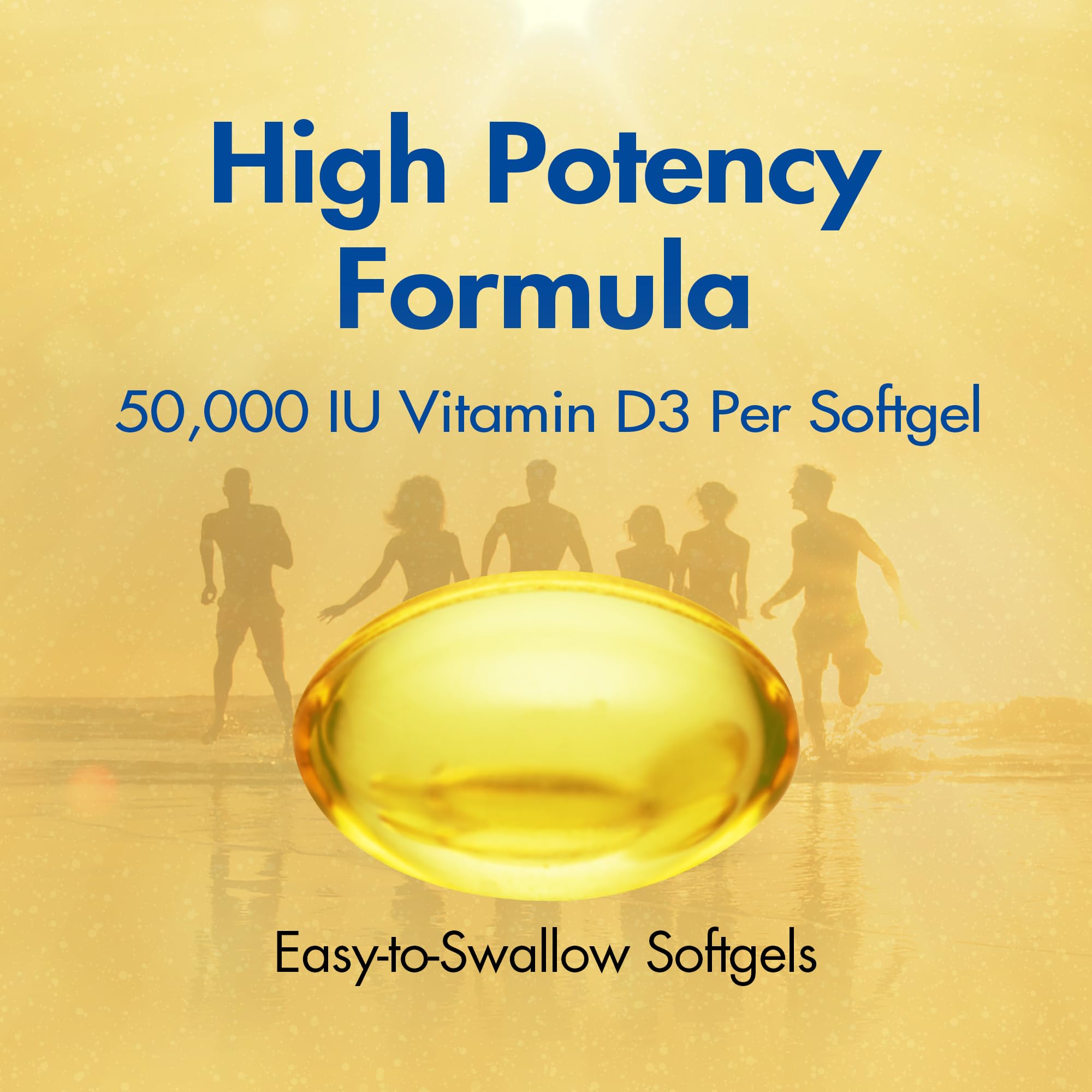 Close-up of ULTRA-D3 Vitamin D3 Softgels
