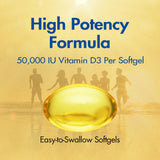 Close-up of ULTRA-D3 Vitamin D3 Softgels