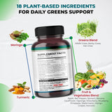 Close-up of ULTRA HERBS Superfood Greens capsules