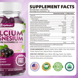 Close-up of UPNEUTRI Calcium Magnesium Zinc Gummies