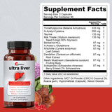 Close-up of UpWellness Ultra Liver Supplement capsules